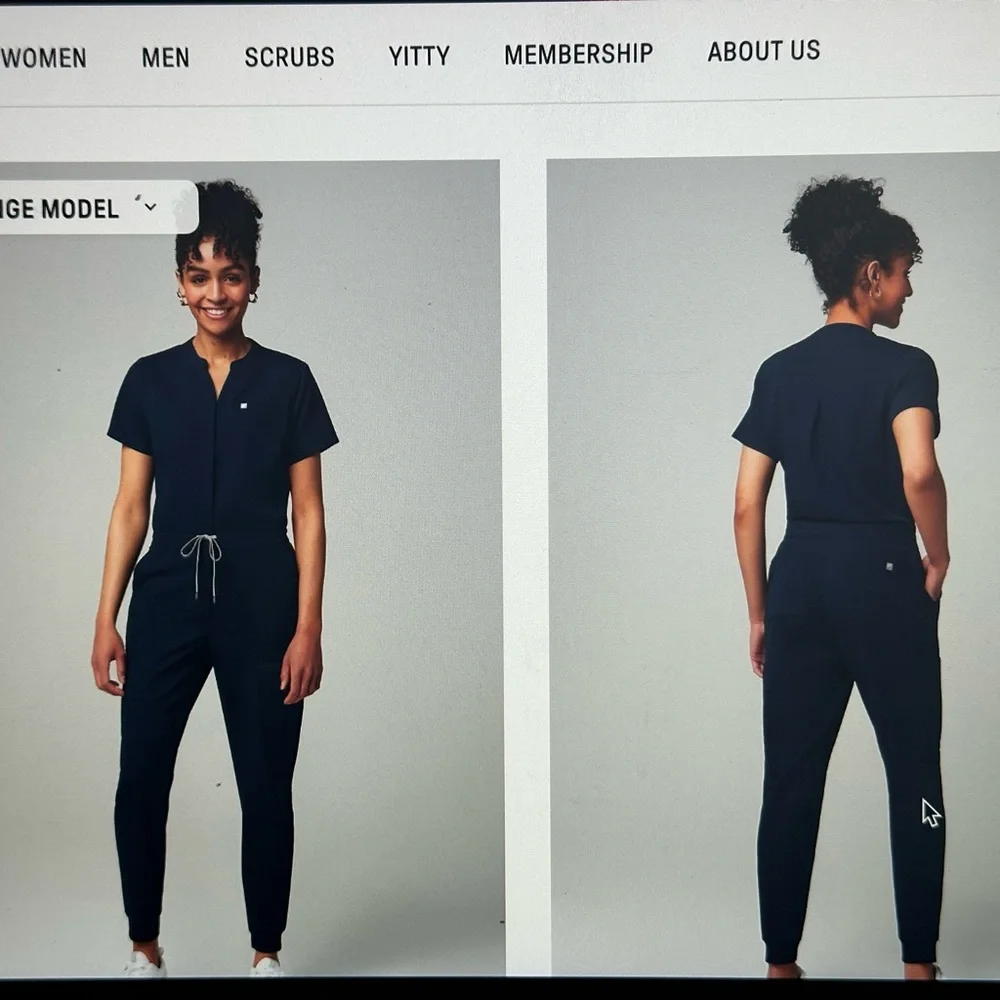 Fabletics Deep Blue Jumpsuit - Picture 4 of 4